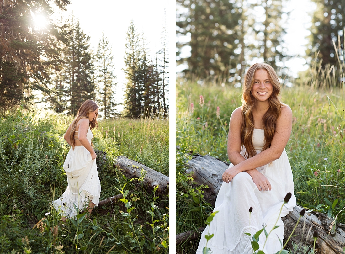 Alta Senior Portraits with Farmington High School graduate. Amanda Nelson Photography